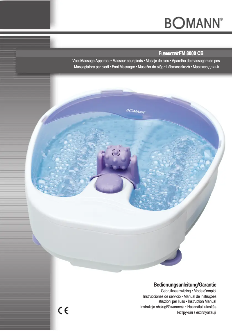 Página 1 del manual Manual de usuario Bomann FM 8000 CB
