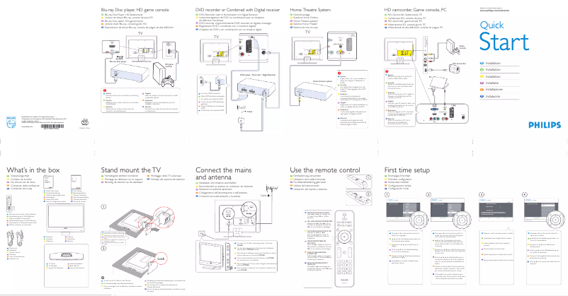 Imagen de la primera página del manual del dispositivo 22PFL3403D