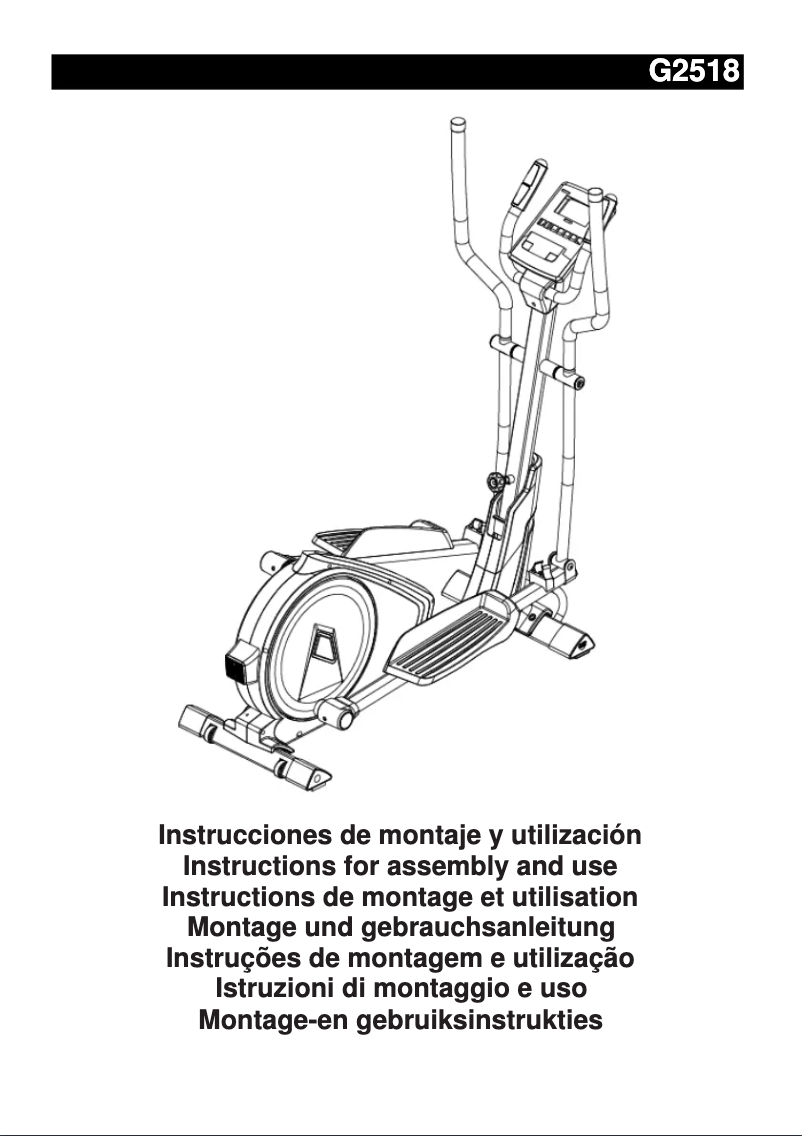 Página 1 del manual Manual de usuario BH Fitness Easystep Dual G2518