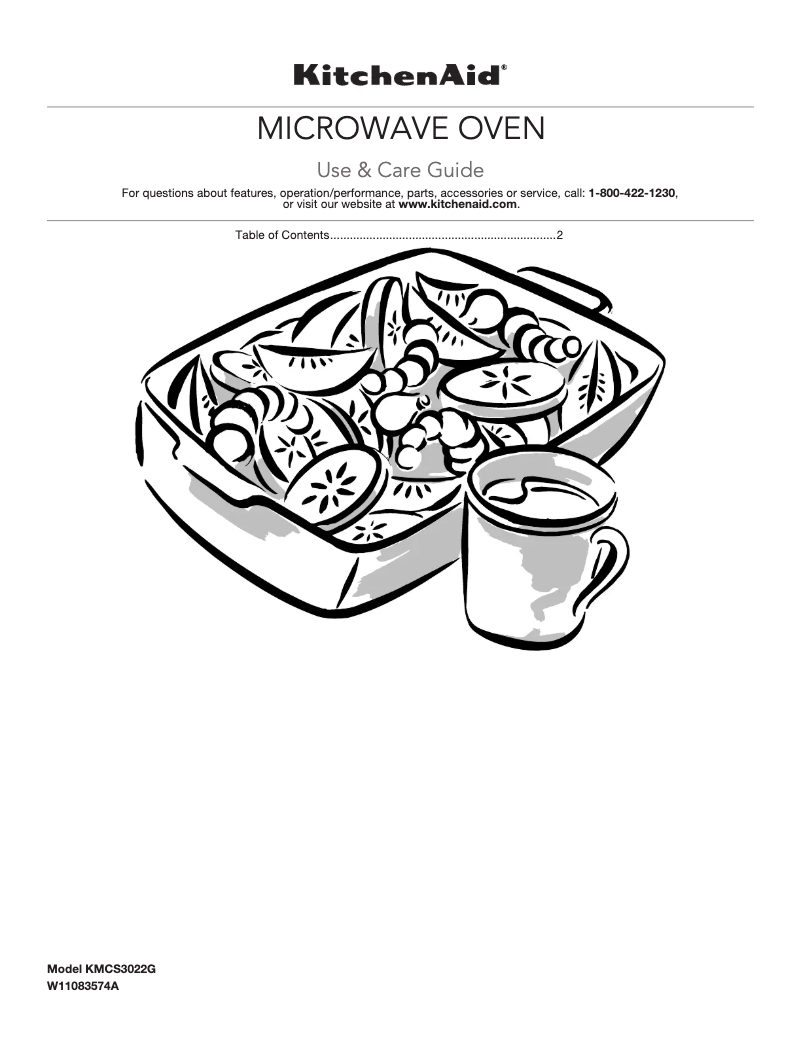 Imagen de la primera página del manual del dispositivo KMCS3022GSS