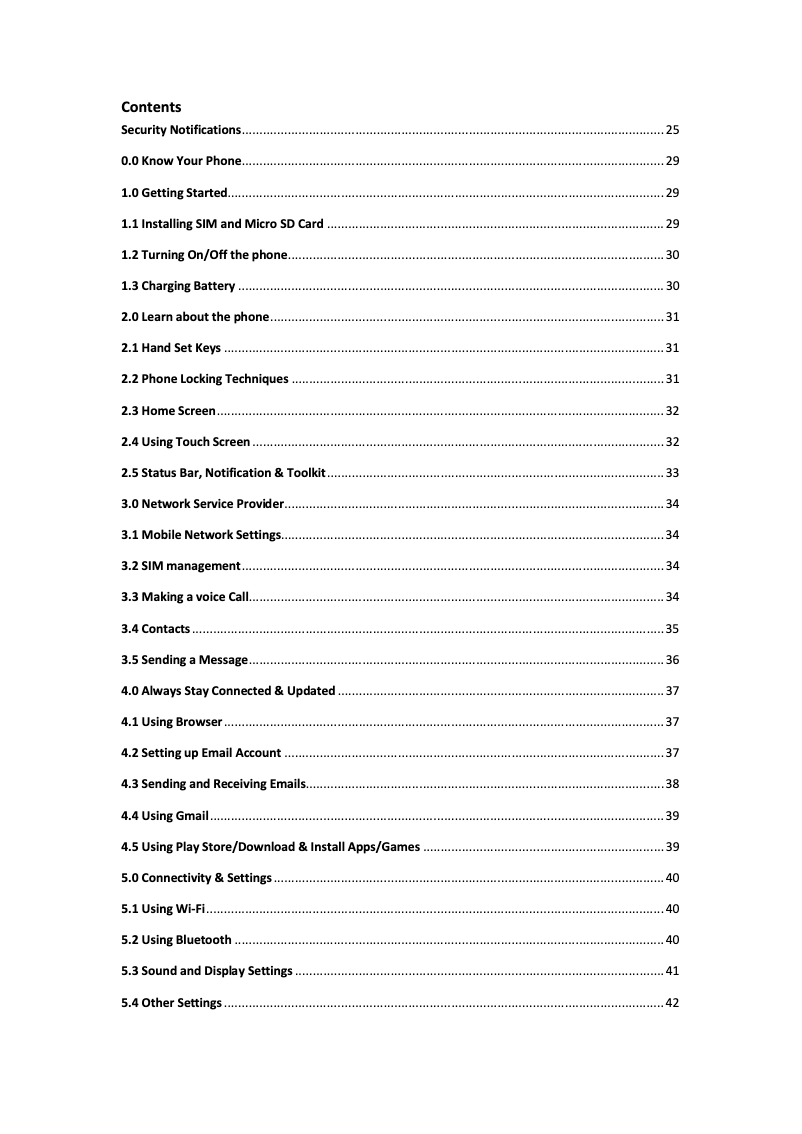 Imagen de la primera página del manual del dispositivo Primo+