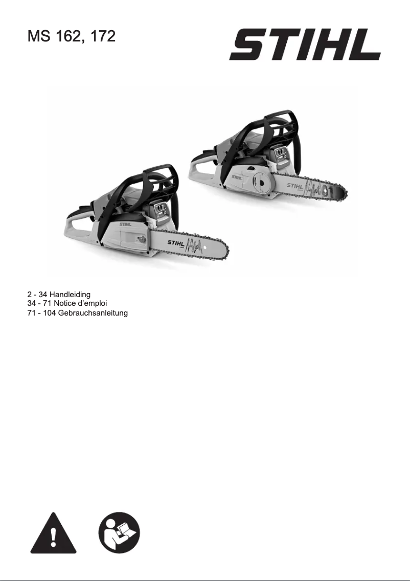 Página 1 del manual Manual de usuario Stihl MS 162