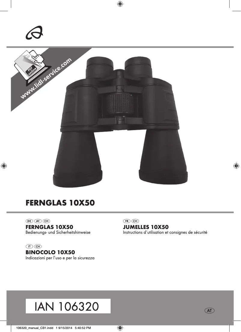 Página 1 del manual Manual de usuario Auriol IAN 106320