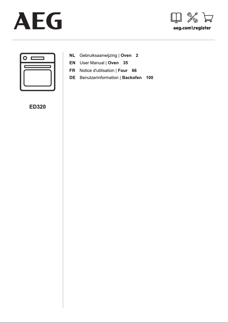 Imagen de la primera página del manual del dispositivo ED320