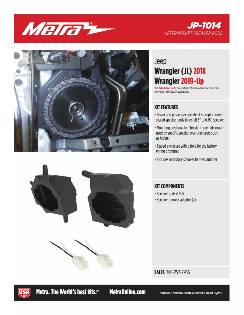 Página nº 1 - Ficha técnica Metra JP-1014