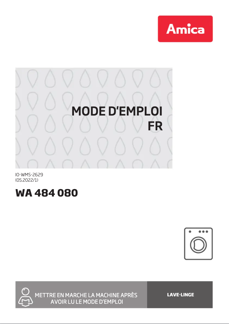 Página nº 1 - Manual de usuario Amica WA 484 080