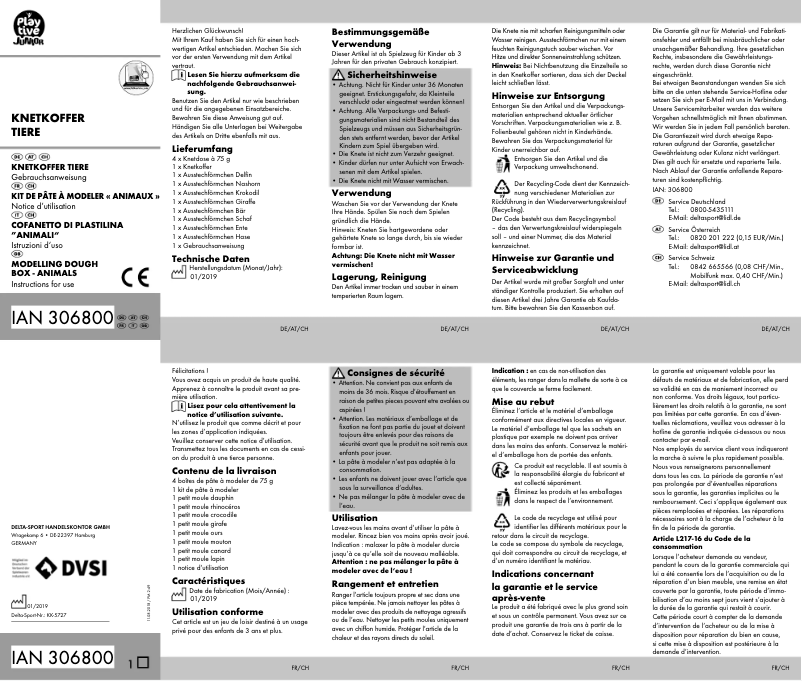 Página 1 del manual Manual de usuario Playtive IAN 306800