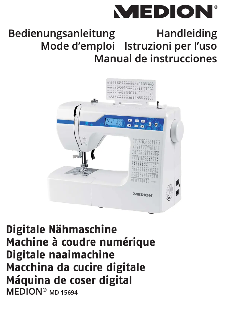 Imagen de la primera página del manual del dispositivo MD 15694