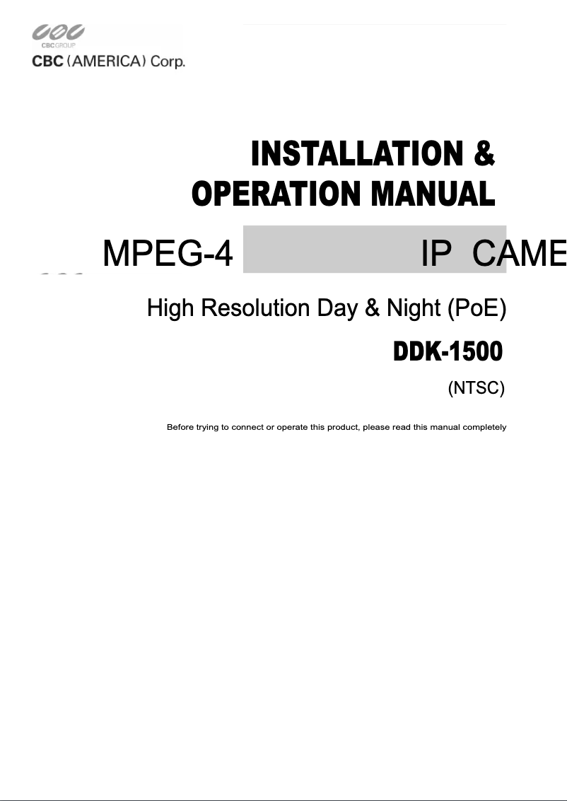 Página nº 1 - Manual de usuario Ganz iPak DDK-1500