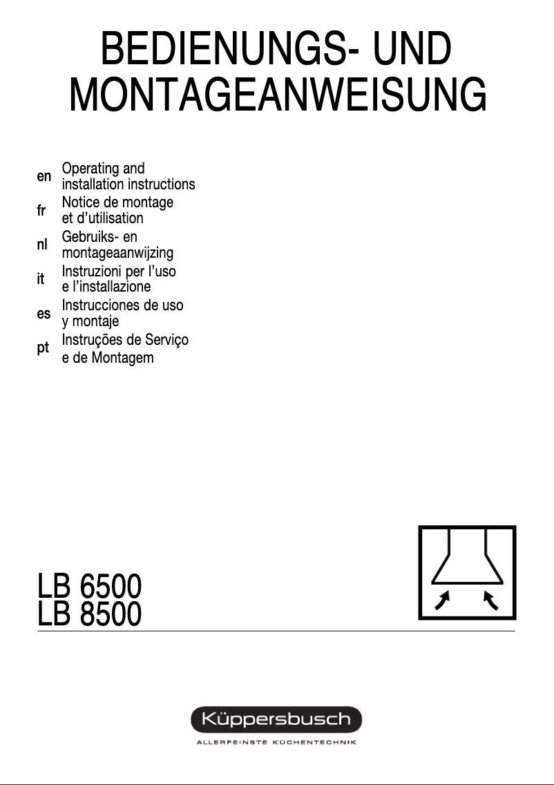 Página 1 del manual Manual de usuario Küppersbusch LB 8500.0 E
