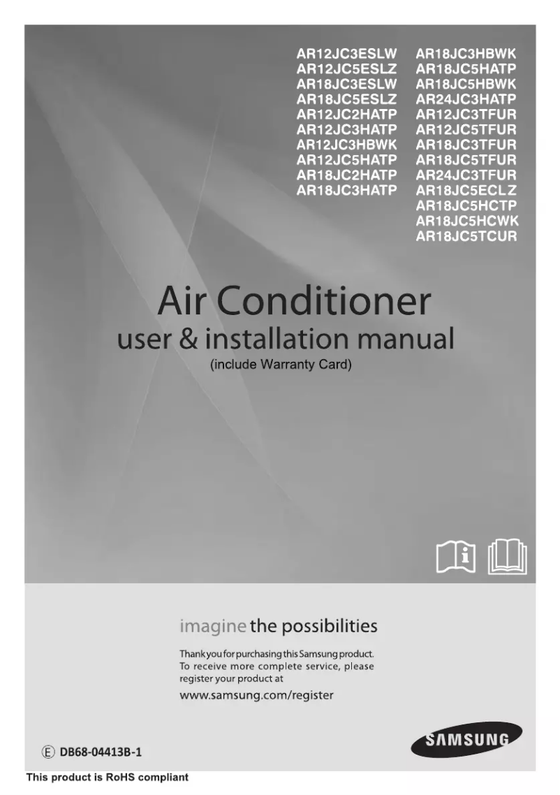 Imagen de la primera página del manual del dispositivo AR18JC5TCURNNA