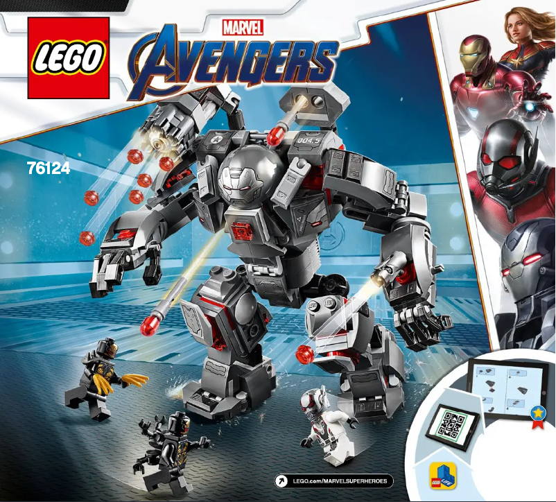 Página 1 del manual Manual de usuario Lego Marvel Super Heroes 76124