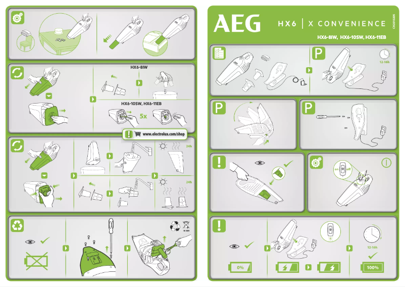 Página nº 1 - Manual de usuario AEG X Convenience HX6-10SW