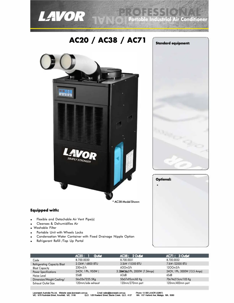 Imagen de la primera página del manual del dispositivo AC20