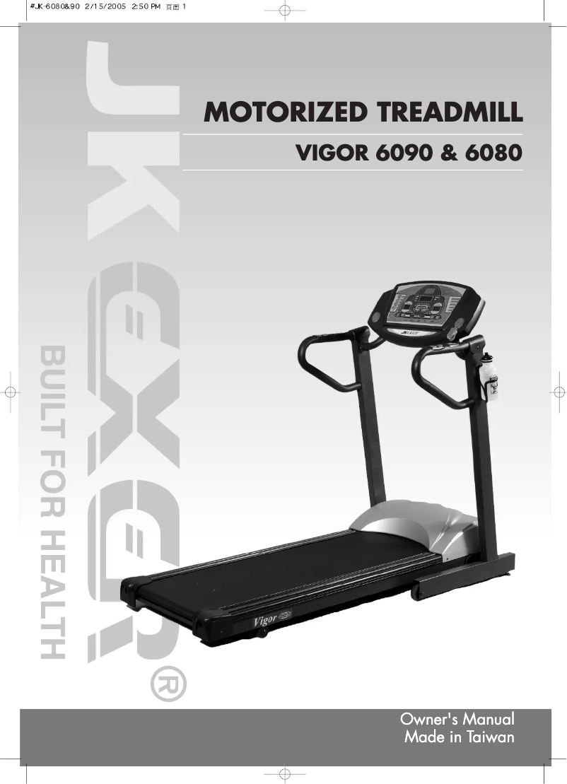 Página 1 del manual Manual de usuario JKexer Vigor 6080