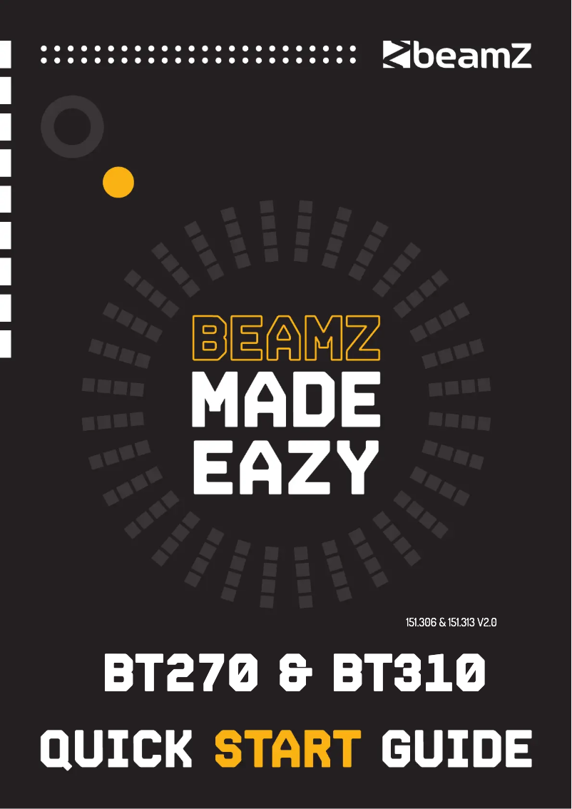 Imagen de la primera página del manual del dispositivo BT310 151.313