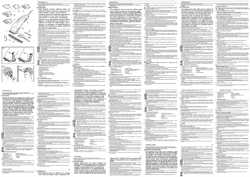 Imagen de la primera página del manual del dispositivo CP7302