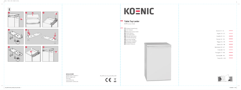 Página 1 del manual Manual de usuario Koenic KFR 111 E W