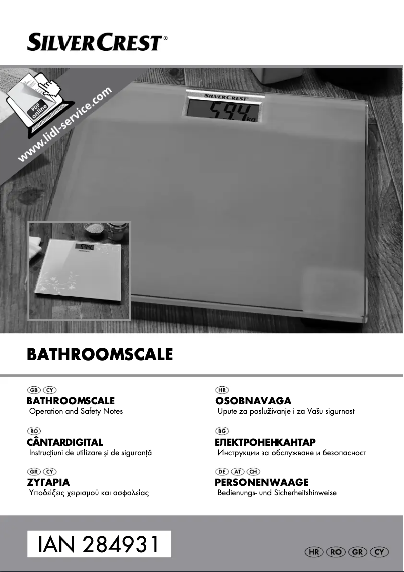 Imagen de la primera página del manual del dispositivo IAN 284931