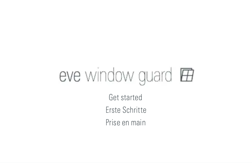 Página 1 del manual Manual de usuario EVE Window Guard