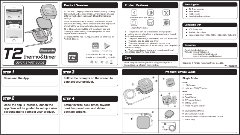 Imagen de la primera página del manual del dispositivo JGRP548HL