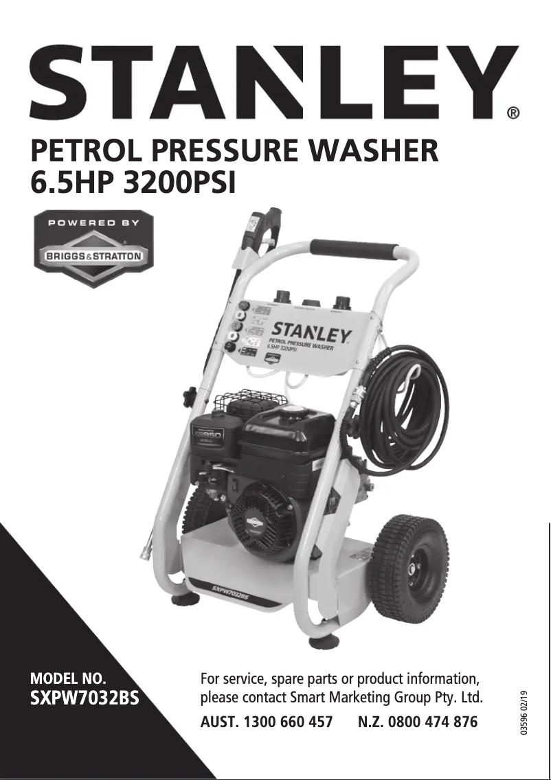 Imagen de la primera página del manual del dispositivo SXPW7032BS