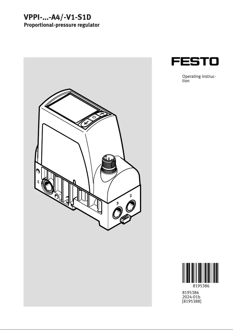 Página 1 del manual Manual de usuario Festo VPPI