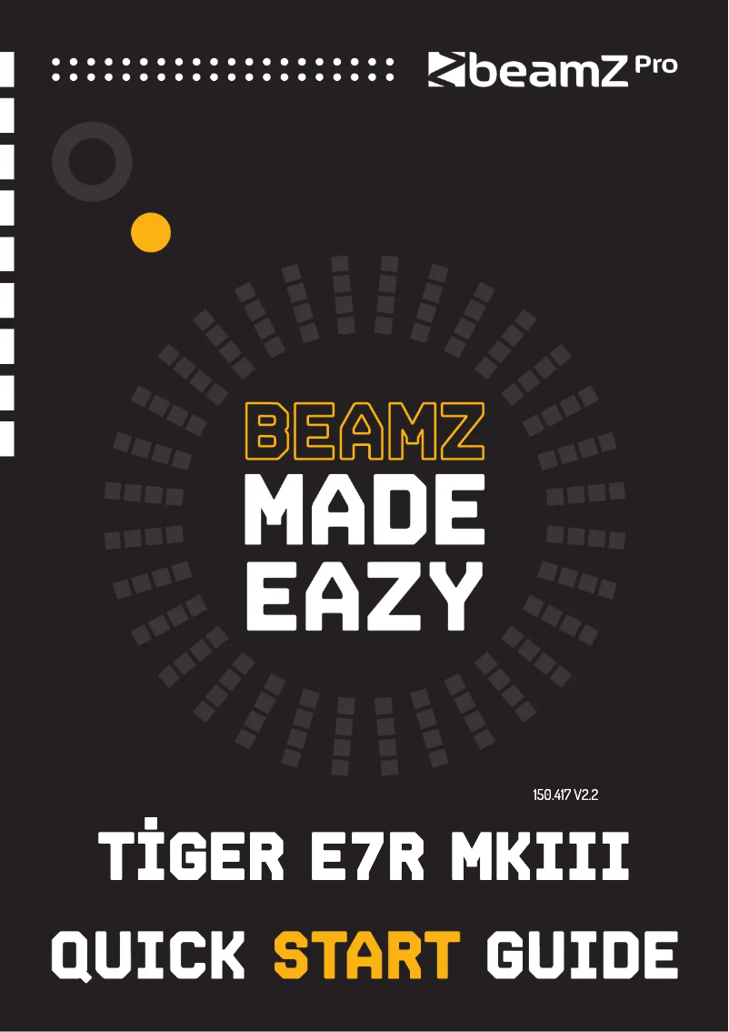 Imagen de la primera página del manual del dispositivo Tiger E 7R MKIII