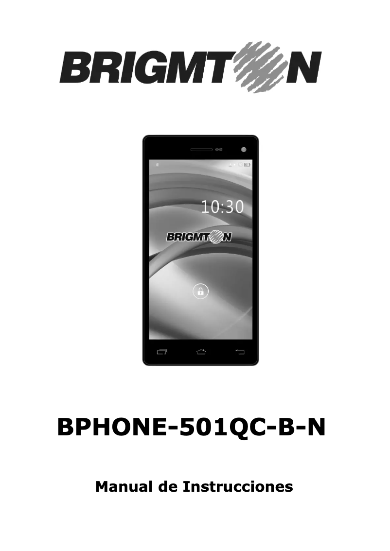 Página nº 1 - Manual de usuario Brigmton BPhone-501QC