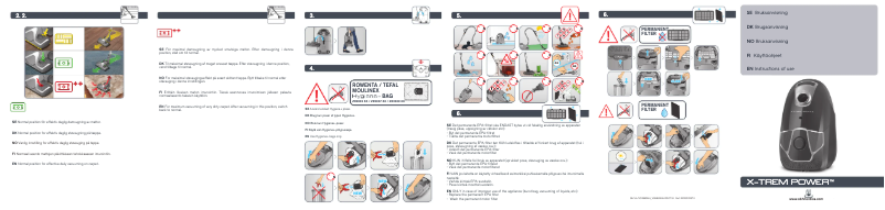 Imagen de la primera página del manual del dispositivo X-Trem Power
