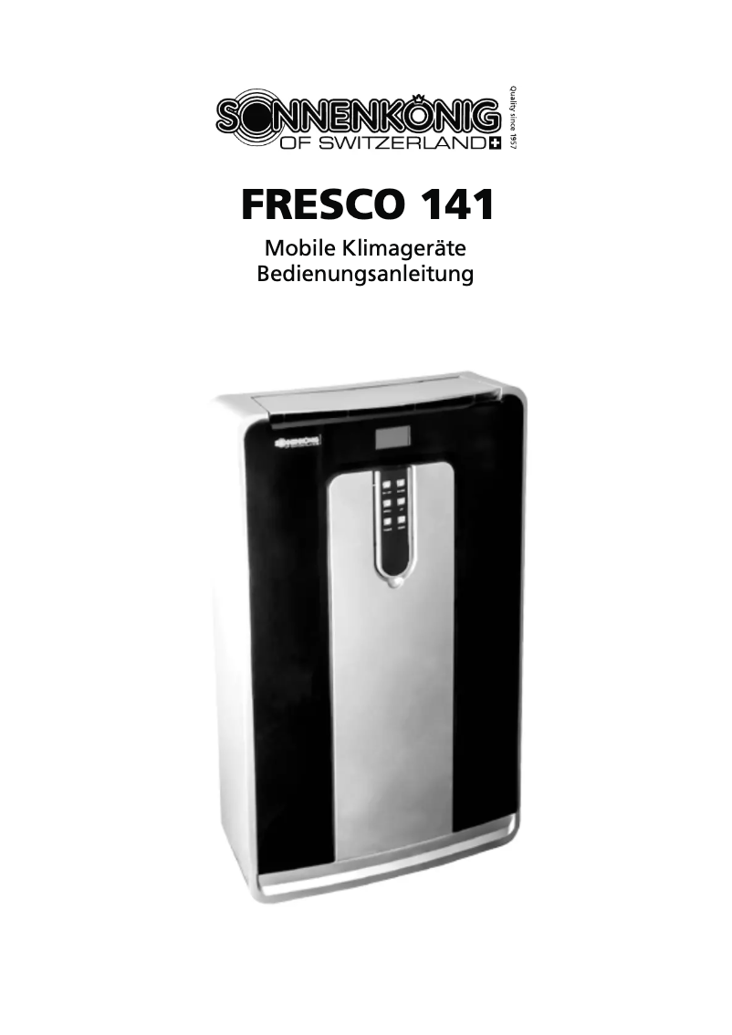 Página 1 del manual Manual de usuario Sonnenkönig FRESCO 141