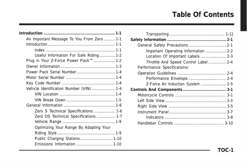 Imagen de la primera página del manual del dispositivo S (2011)