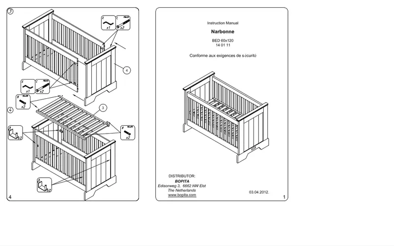 Imagen de la primera página del manual del dispositivo Narbonne