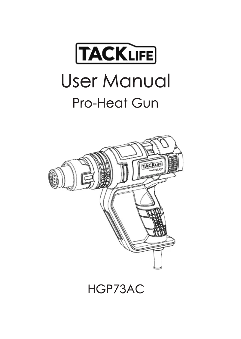 Imagen de la primera página del manual del dispositivo HGP73AC