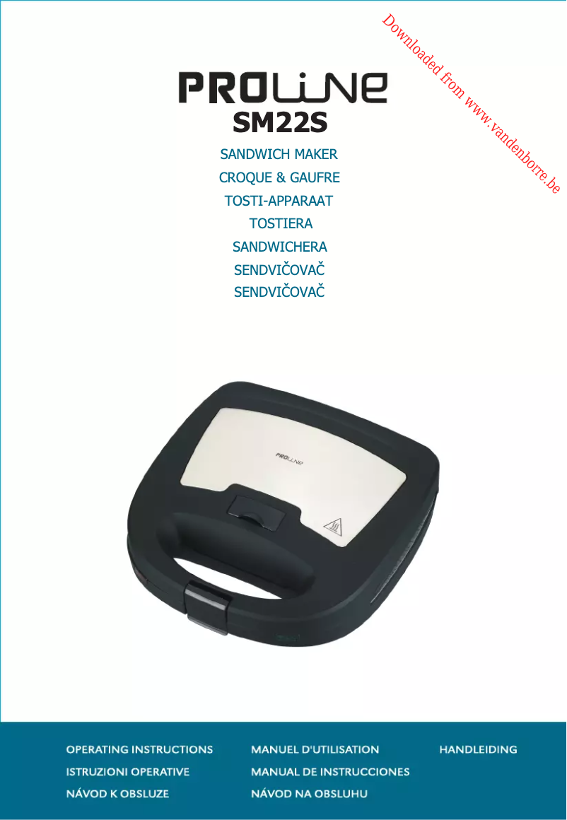 Imagen de la primera página del manual del dispositivo SM22S