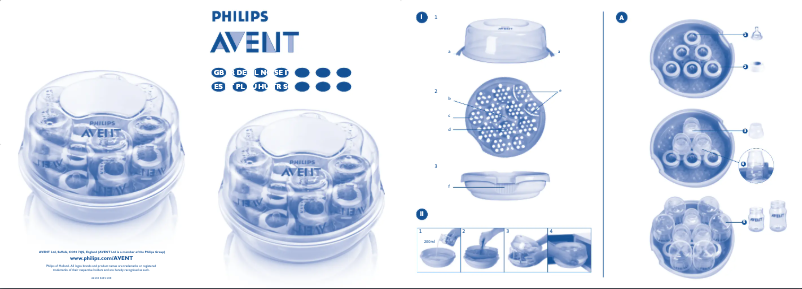 Imagen de la primera página del manual del dispositivo AVENT SCD262