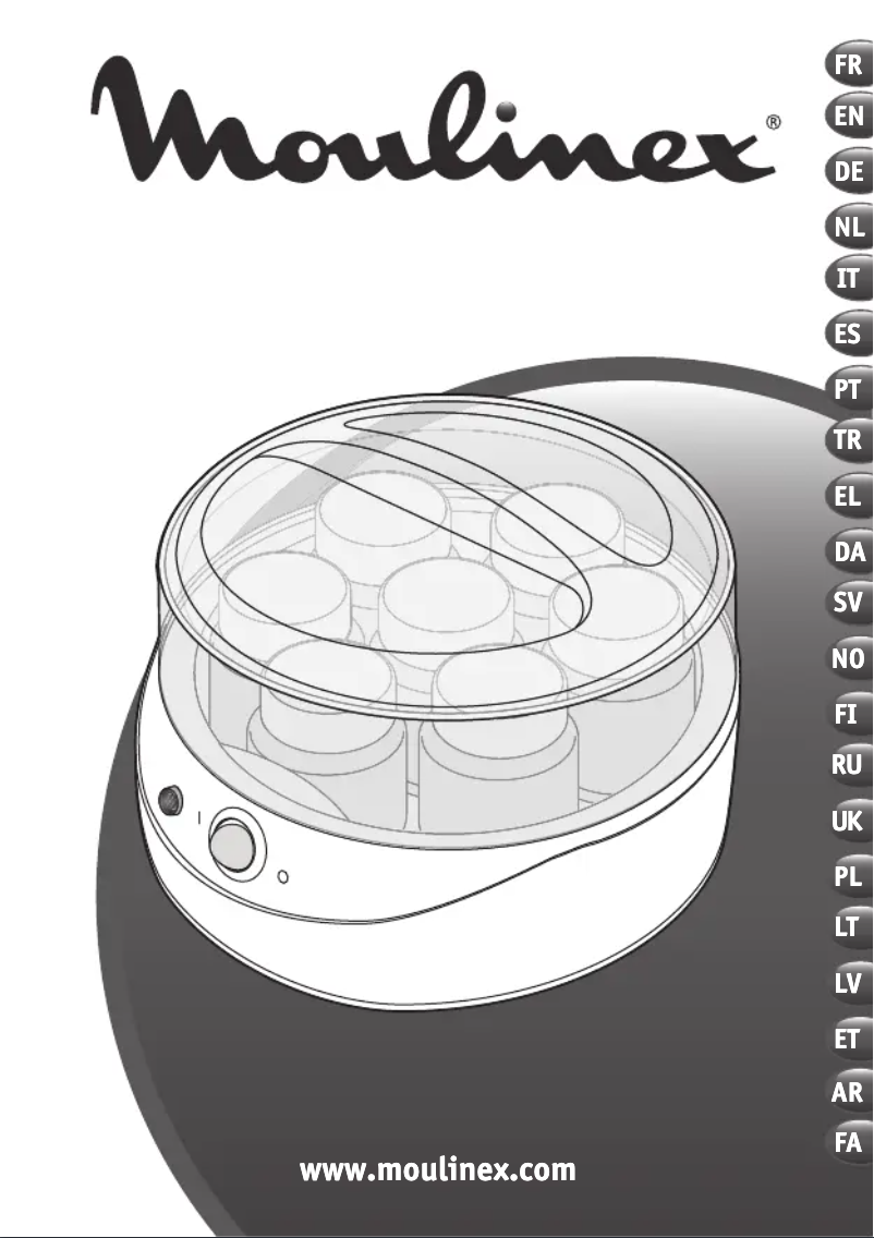 Página nº 1 - Manual de usuario Moulinex Yogurteo YG2295