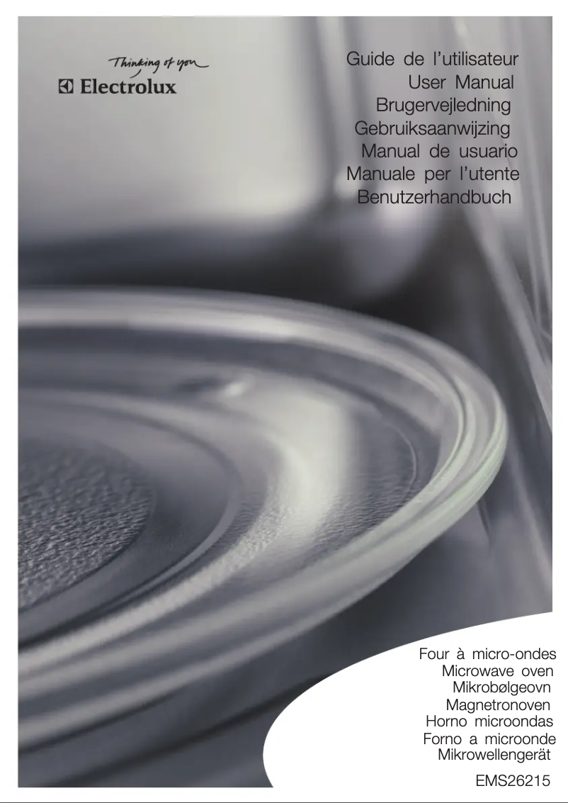 Página 1 del manual Manual de usuario Electrolux EMS26215