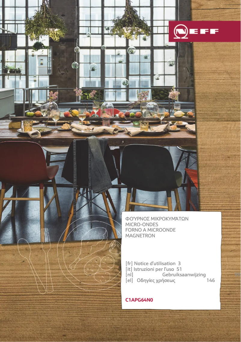 Página 1 del manual Manual de usuario Neff C1APG64N0