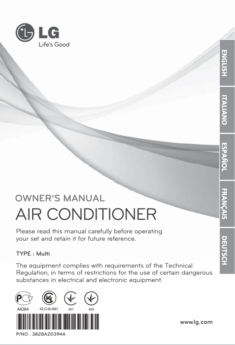 Página 1 del manual Manual de usuario LG A2UW166FA0