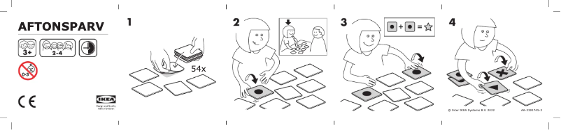Página 1 del manual Manual de usuario Ikea AFTONSPARV 505.728.60
