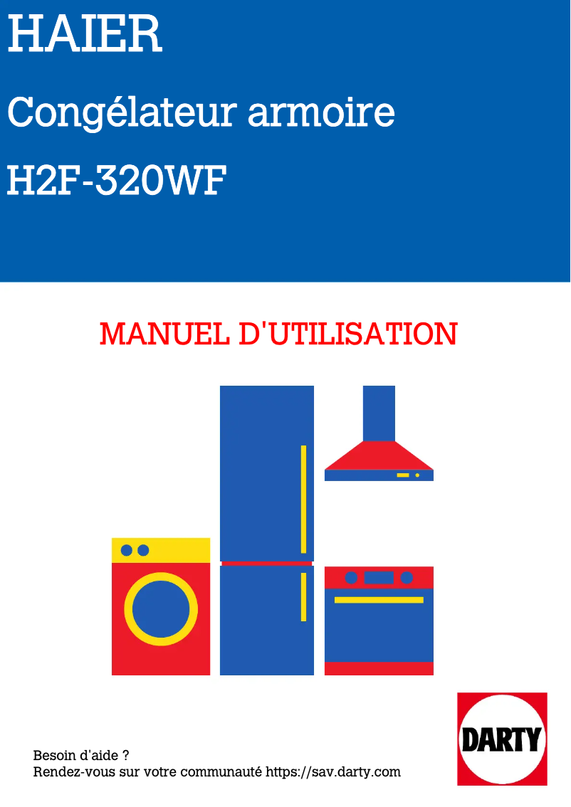 Imagen de la primera página del manual del dispositivo H2F-320WF