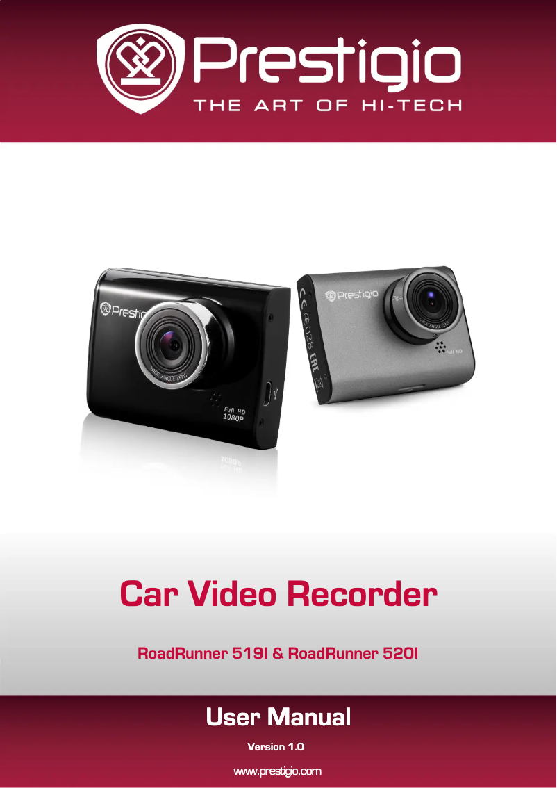 Imagen de la primera página del manual del dispositivo RoadRunner 519I