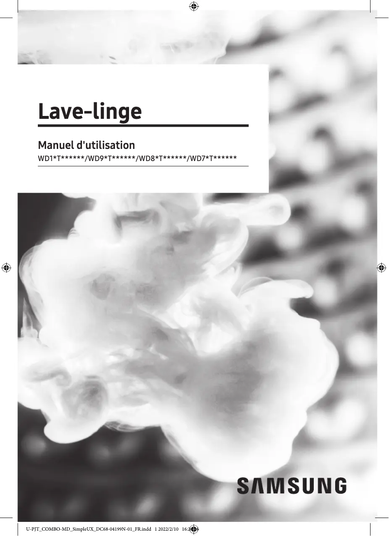 Página 1 del manual Manual de usuario Samsung WD90DG6B85BB