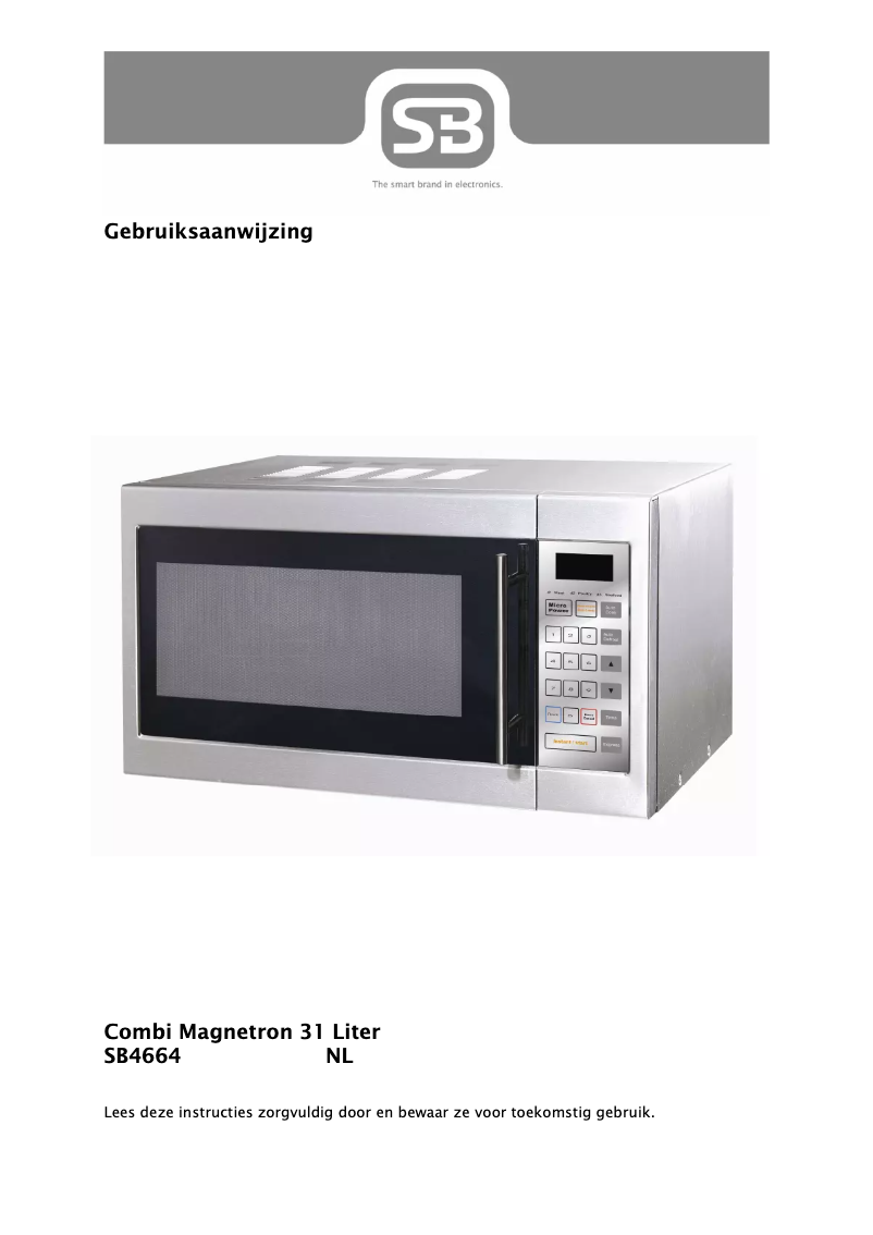 Página 1 del manual Manual de usuario Smart Brand SB4664