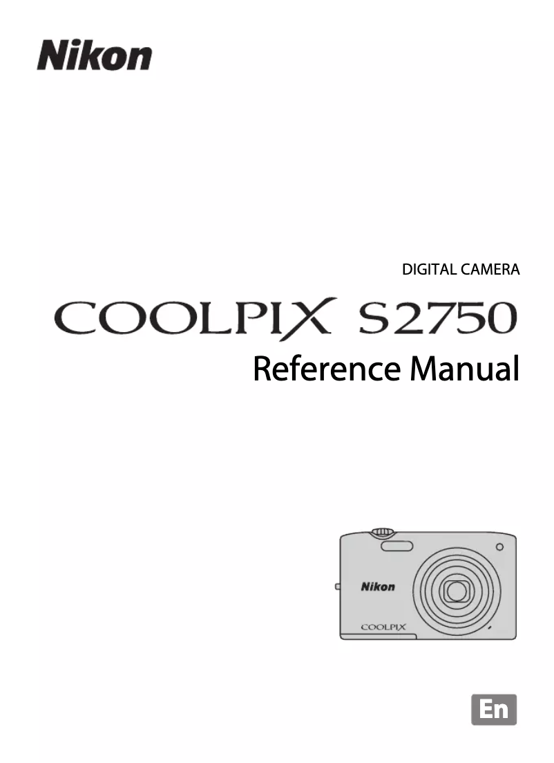 Imagen de la primera página del manual del dispositivo Coolpix S2750
