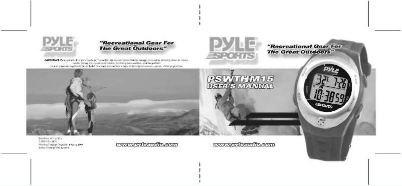 Página 1 del manual Manual de usuario Pyle PSWTHM15