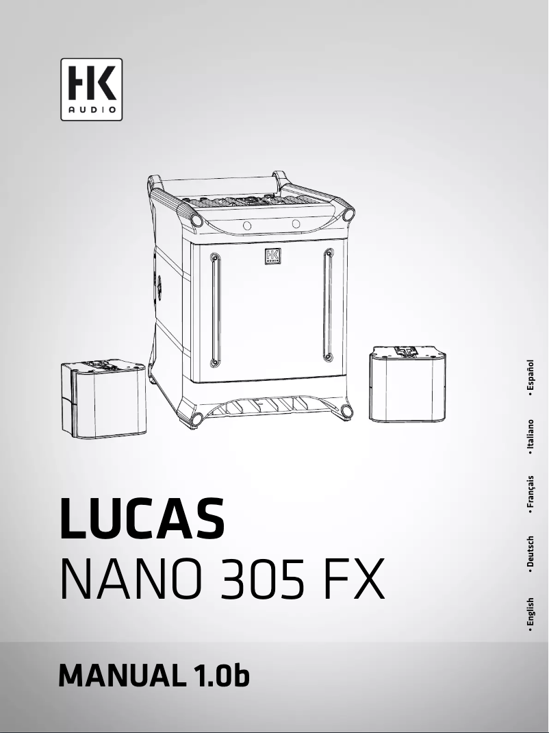 Página 1 del manual Manual de usuario HK Audio Nano 305FX