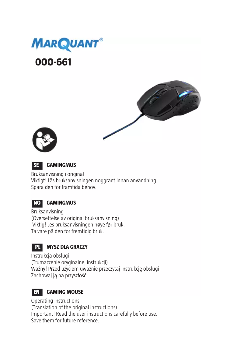 Imagen de la primera página del manual del dispositivo 000-661