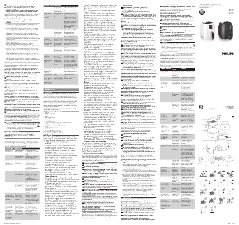 Imagen de la primera página del manual del dispositivo Avance Collection Airfryer XL HD9240